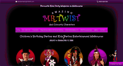 Desktop Screenshot of amazingmrtwist.com